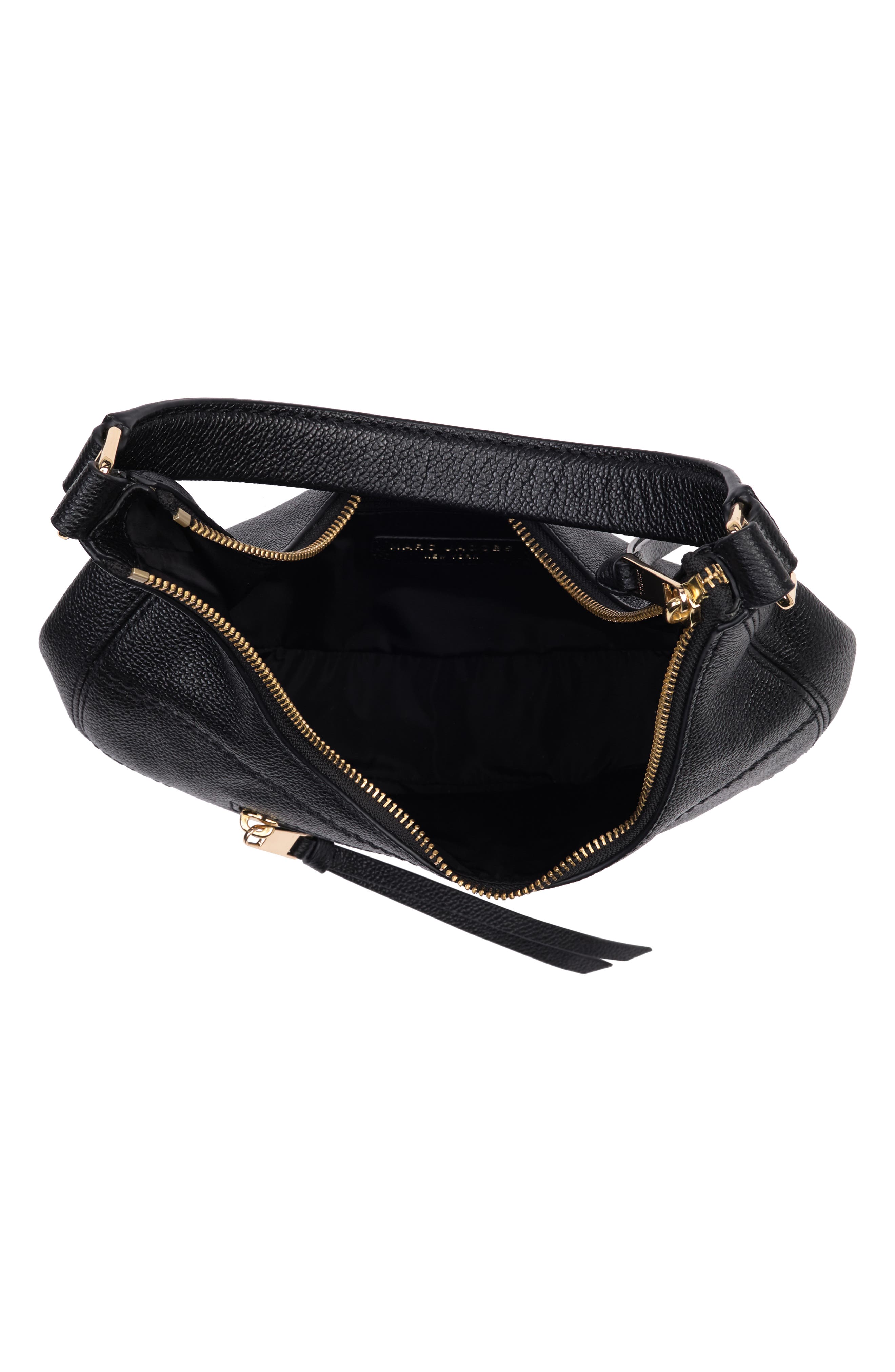 Marc Jacobs Small Leather Crescent Shoulder Bag, Alternate, color, 