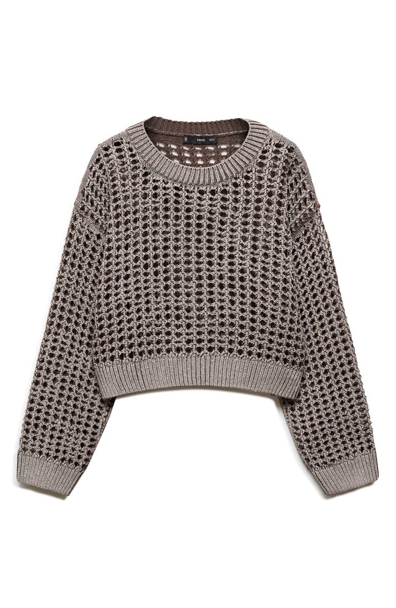 MANGO Open Stitch Sweater, Alternate, color,
