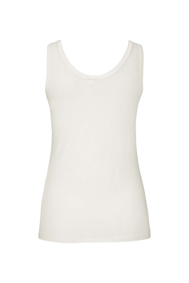Maels Scoop Neck Vest, Alternate, color, White