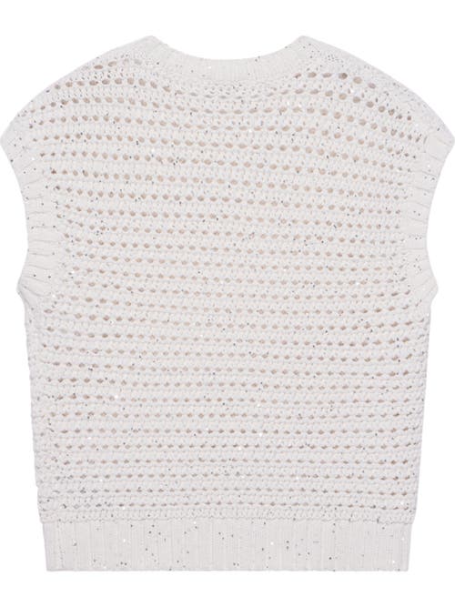 MINT VELVET MINT VELVET SEQUIN COTTON TOP