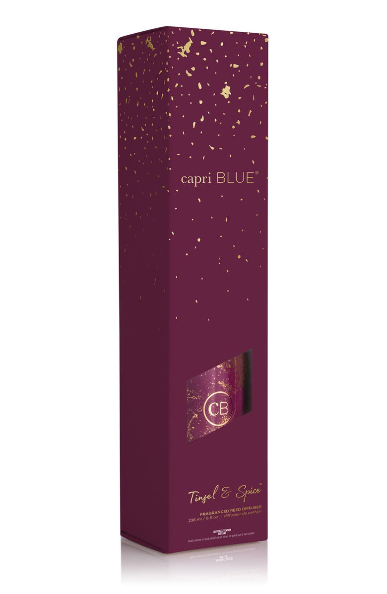 Capri Blue Tinsel & Spice Glimmer Reed Diffuser, Alternate, color, Tinsel & Spice