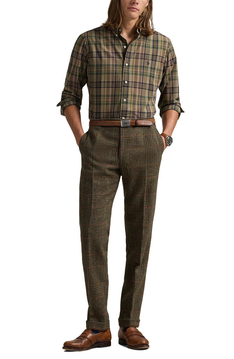 Polo Ralph Lauren Madras Plaid Button-Down Shirt, Alternate, color, 