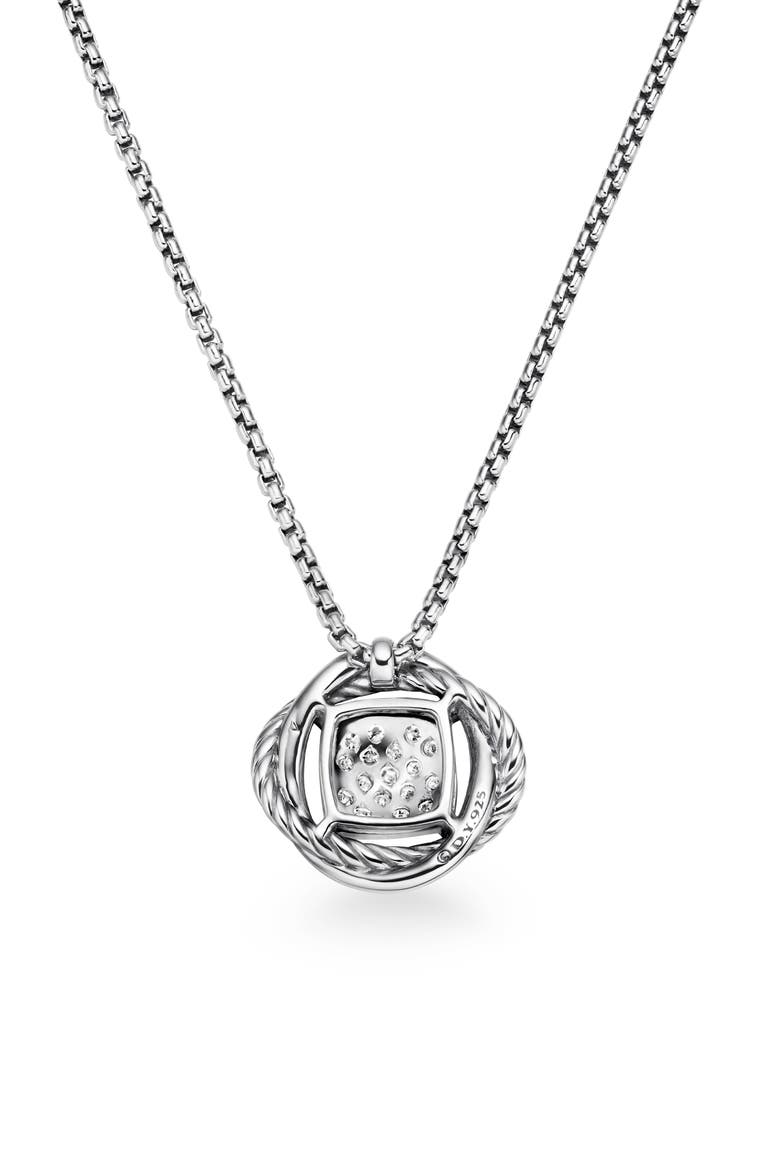 Infinity Pavé Diamond Pendant Necklace, Alternate, color, DIAMOND