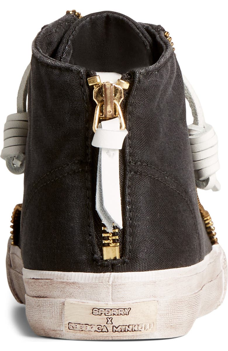 Sperry x Rebecca Minkoff Washed Canvas High Top Sneaker, Alternate, color,