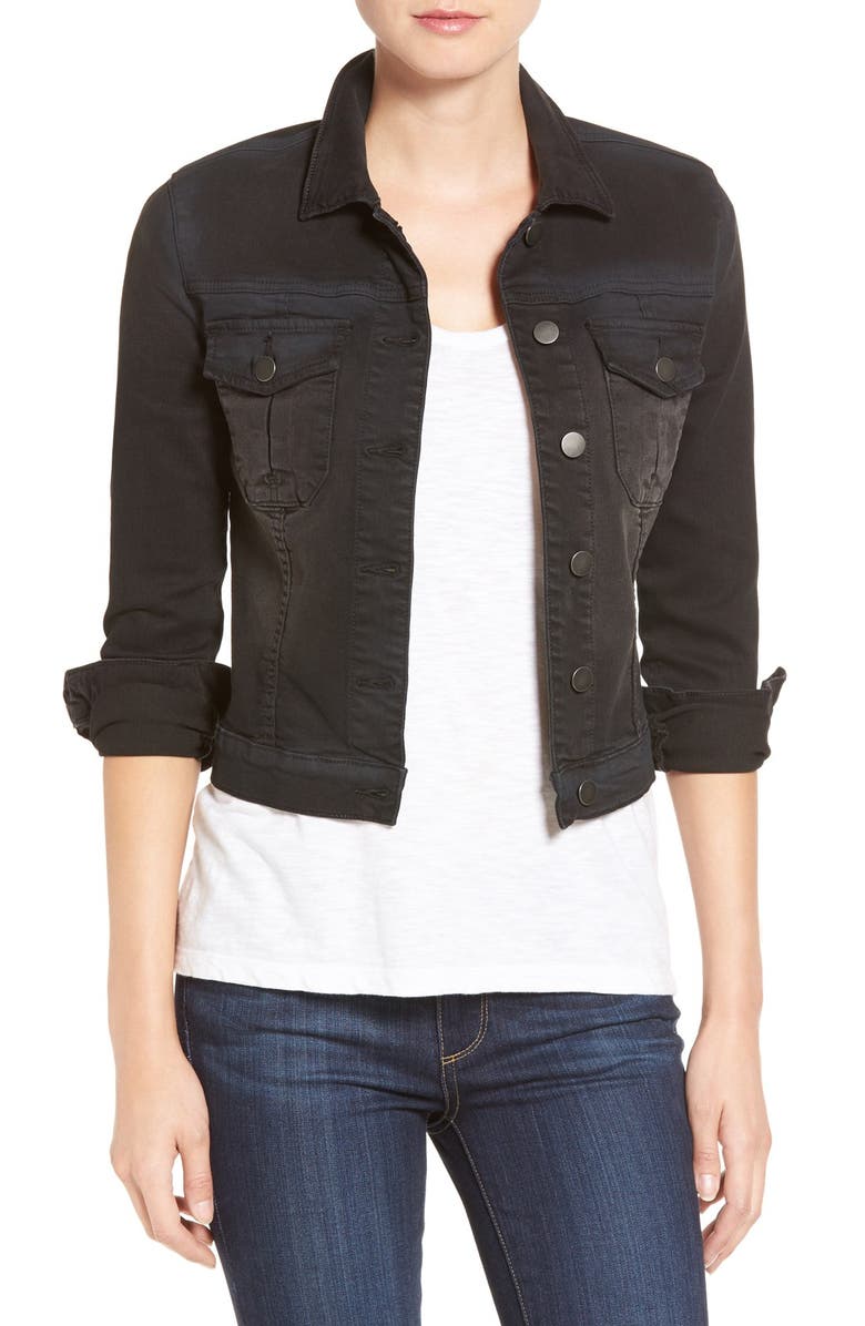 KUT from the Kloth 'Amelia' Denim Jacket, Main, color, 