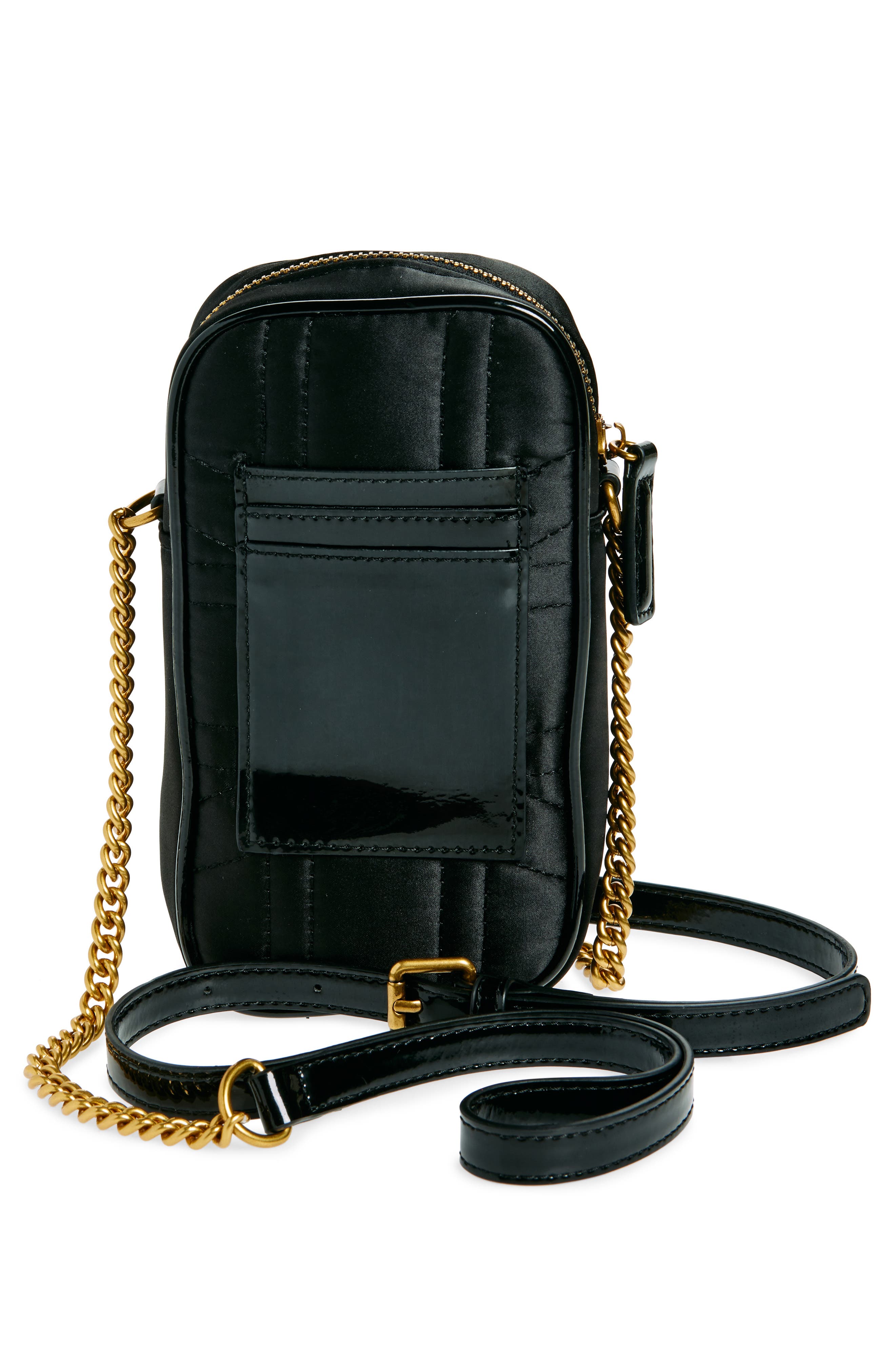 Kurt Geiger London Recycled Union Jack Phone Crossbody Bag, Alternate, color, Black