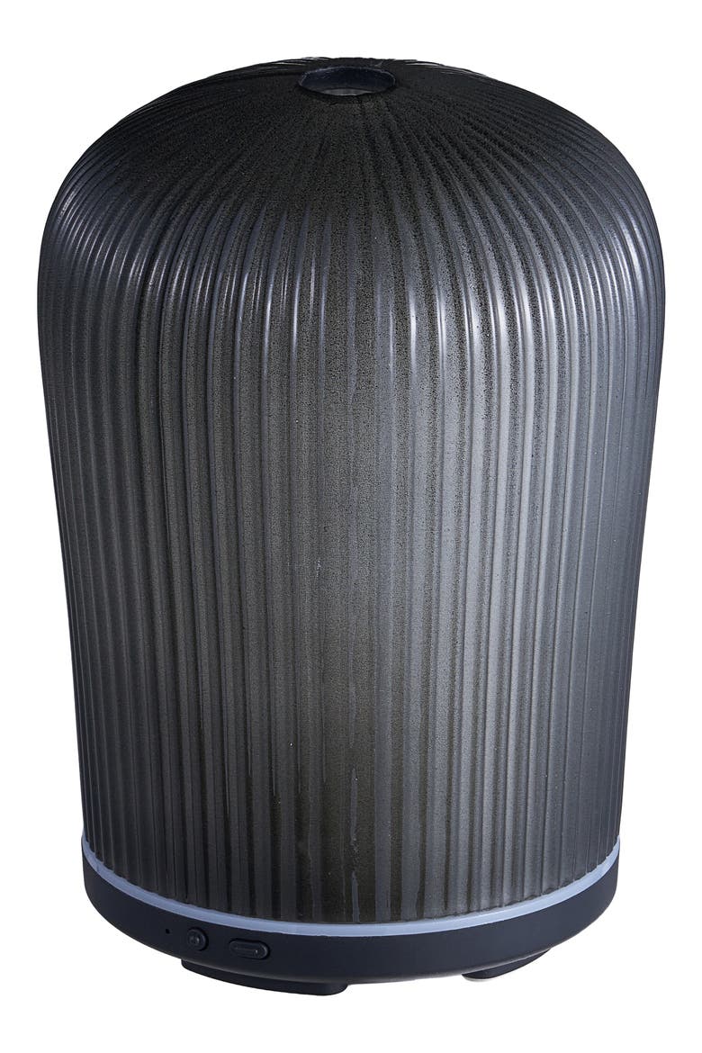 Cactus Grey Glass Ultrasonic Diffuser, Alternate, color, GREY