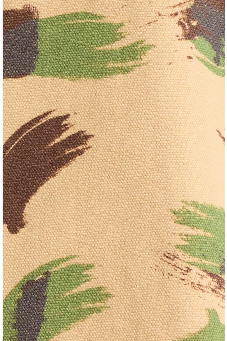 Brushstroke Camo Hooded Jacket, Alternate, color, GREEN
