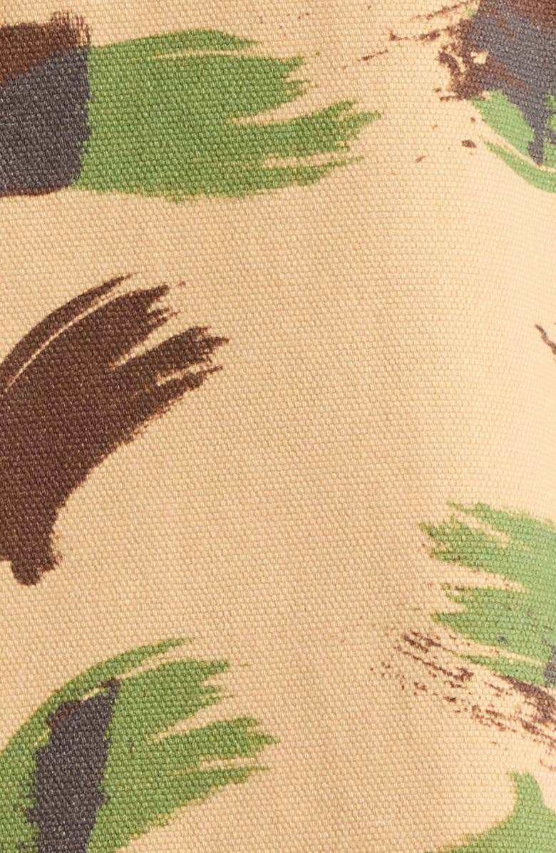 Brain Dead Brushstroke Camo Hooded Jacket, Alternate, color, Green