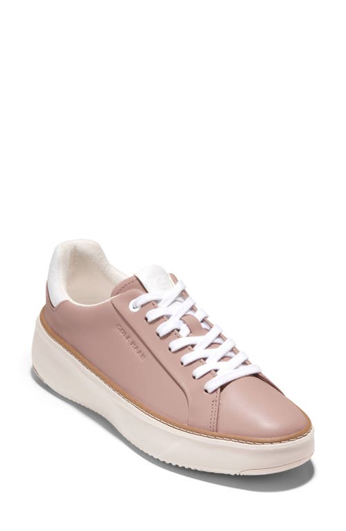 Shop Cole Haan Grandpro Topspin Sneaker In Fawn/white/crystal Gray