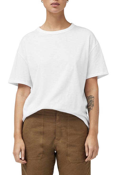 売れ筋商品|||ラグアンドボーン Tシャツ レディース トップス THE ESSENTIAL TANK - Top - white Essential Rib Scoop Tank - White | rag & bone