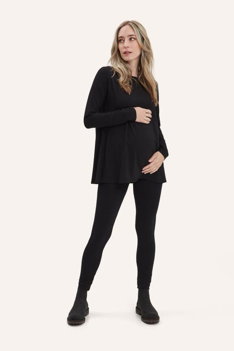 Nicolette Long Sleeve Maternity & Nursing Tee