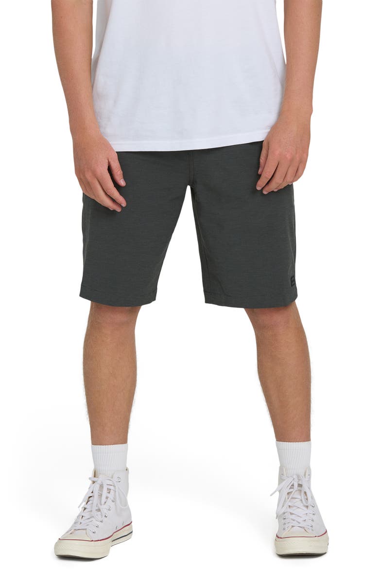 Billabong Crossfire Submersible Shorts, Main, color, Asphalt