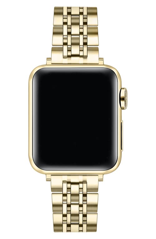 The Posh Tech Rainey Stainless Steel Apple Watch® Watchband In Gold