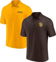 FANATICS Men's Fanatics Branded Brown/Gold San Diego Padres Dueling Logos Polo Combo Set