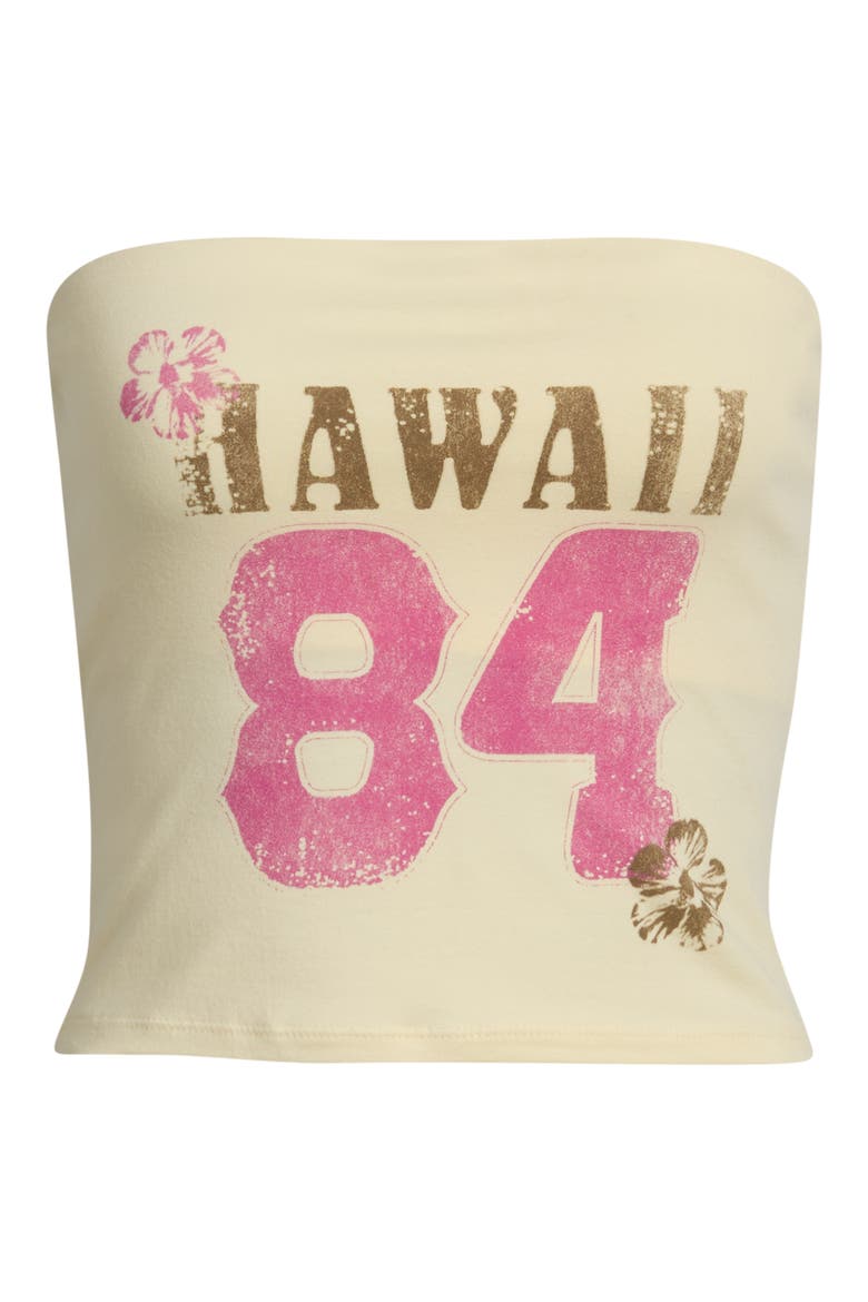 Hawaii 84 Tube Top, Alternate, color, YELLOW