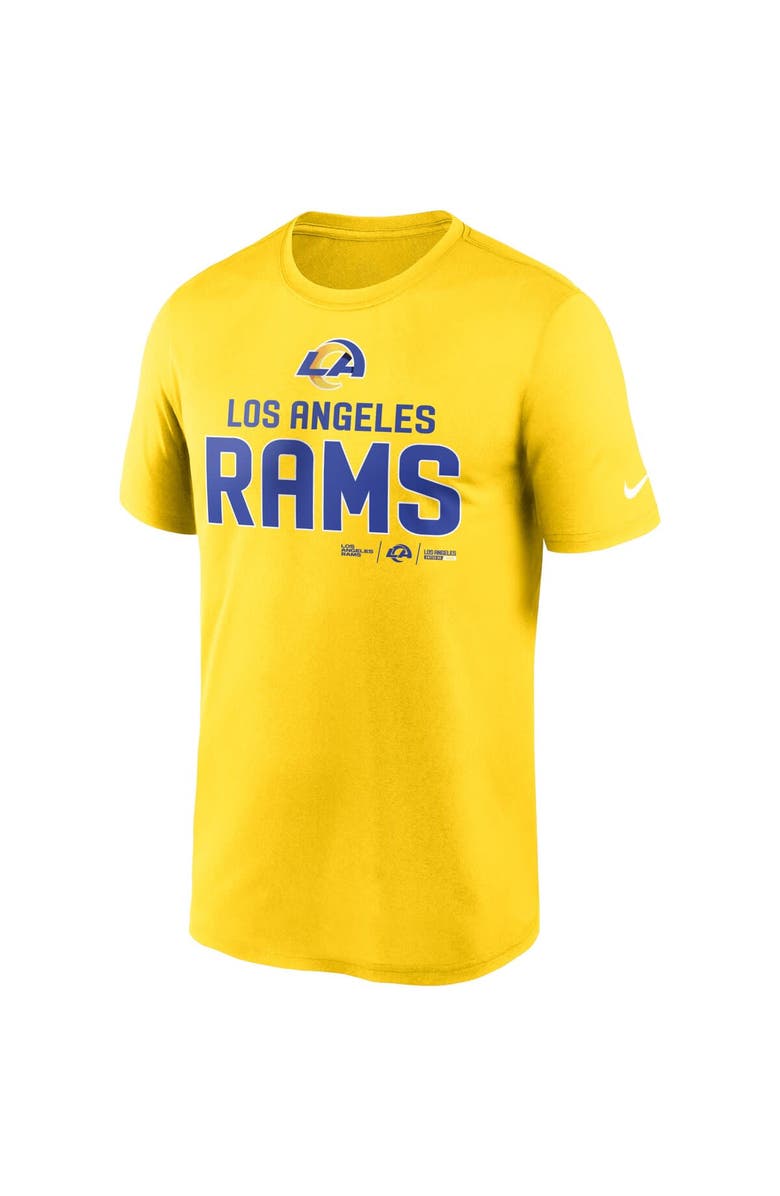 Nike Men's Nike Gold Los Angeles Rams Legend Community Performance T-Shirt, Alternate, color, Gold