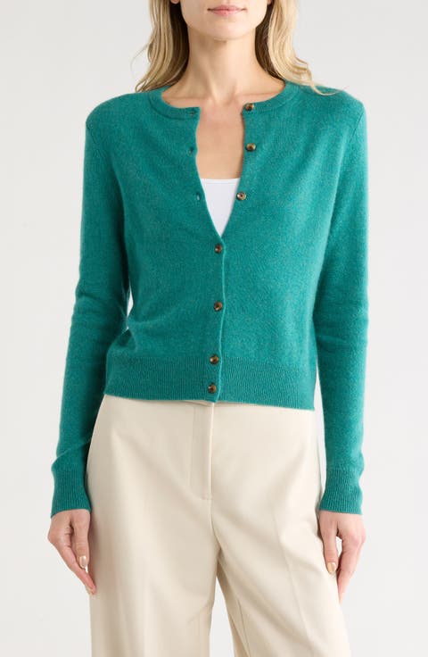 Crewneck Cashmere Cardigan
