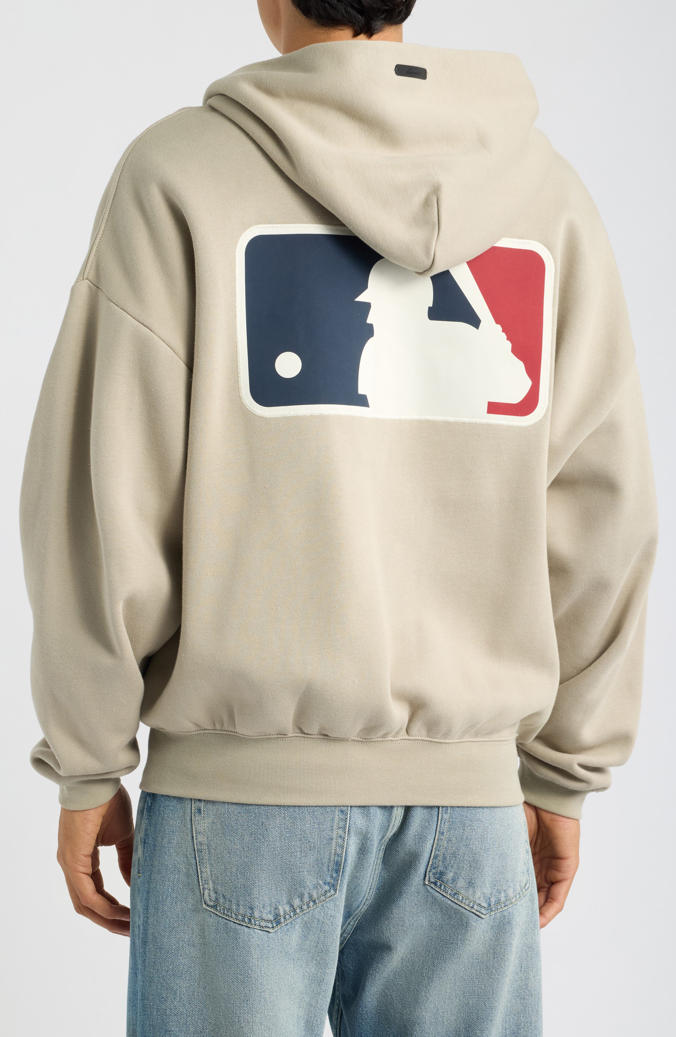 Fear of God Essentials x MLB Full Zip Hoodie (Men) | Nordstrom