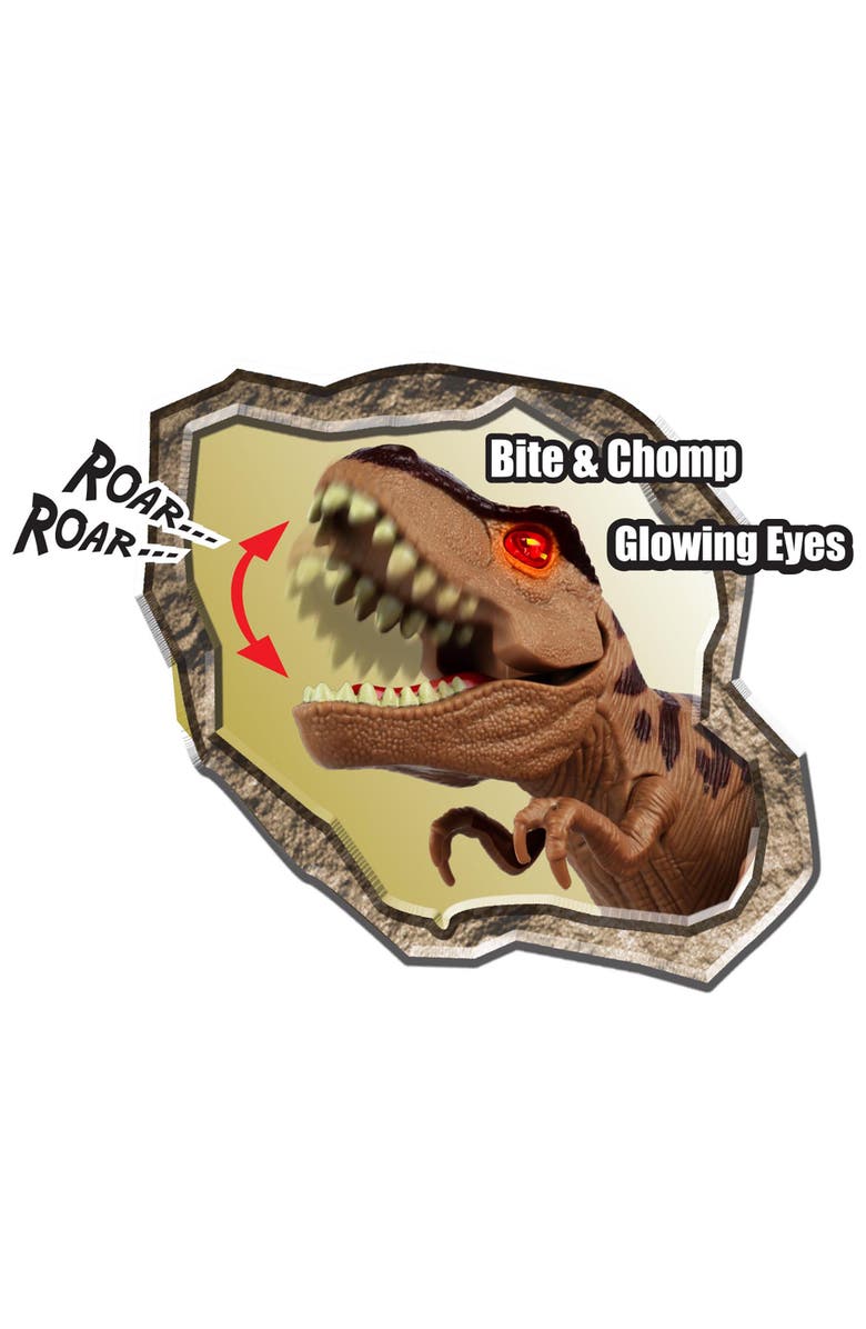 Red Box Multi Action Trex Light & Sounds, Children's Play Figurine, Ages 3+, Alternate, color, Brown