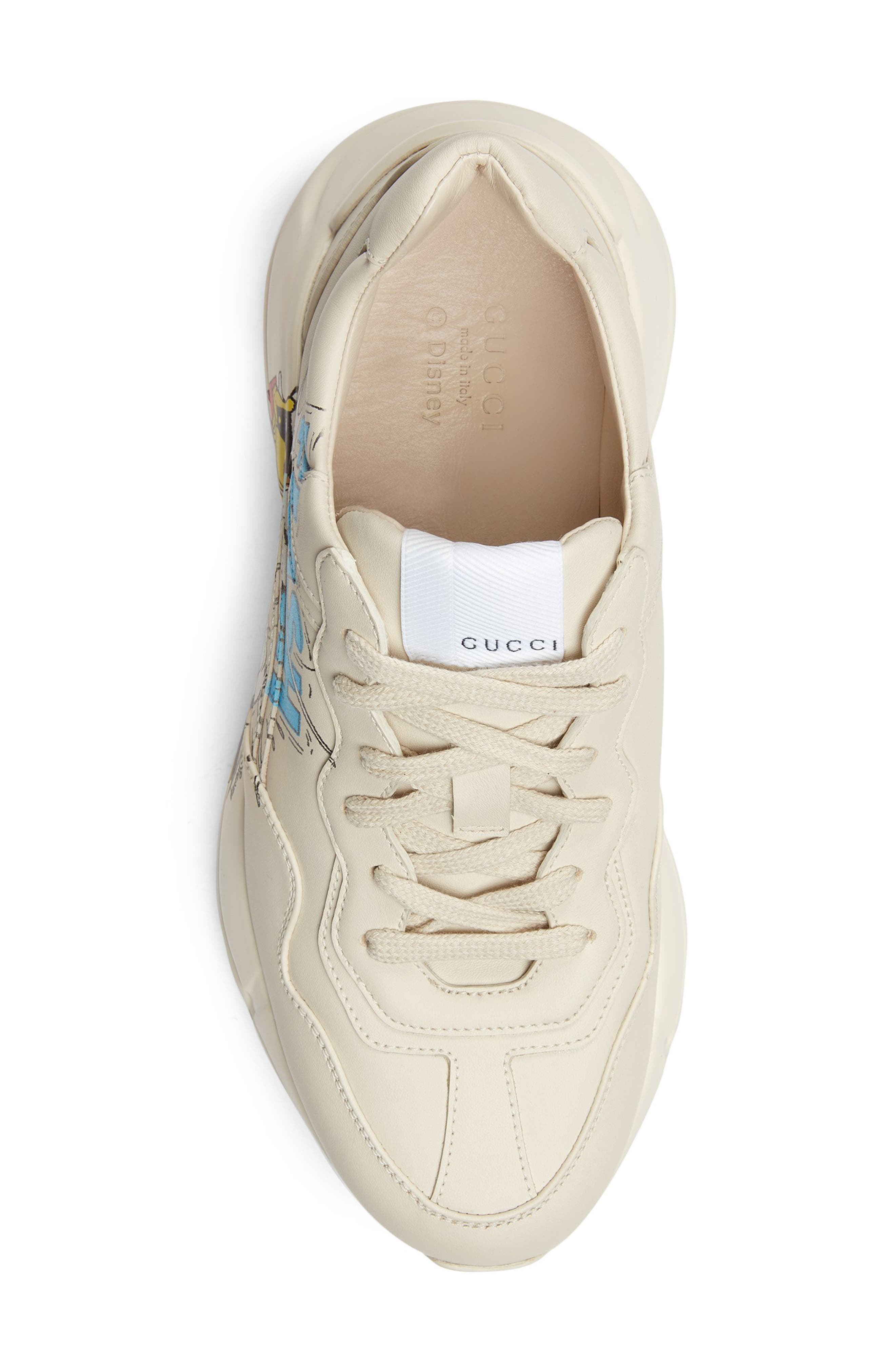 Gucci x Disney Rhyton Donald Duck Sneaker, Alternate, color, 