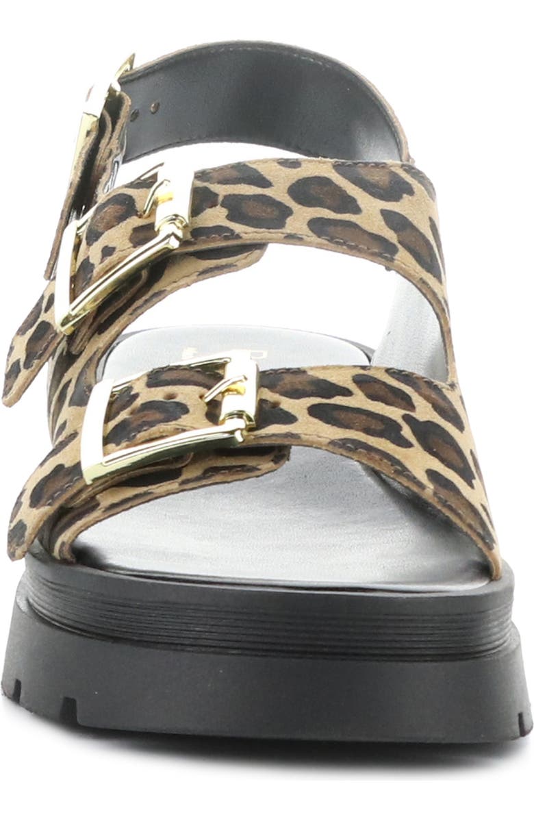 Bos. & Co. Cipher Slingback Platform Sandal, Alternate, color, Leopard