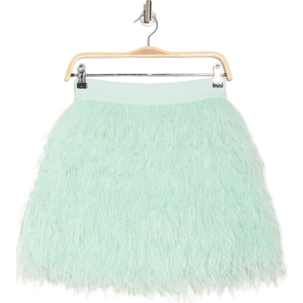 Alice And Olivia Alice + Olivia Cina Feather Miniskirt