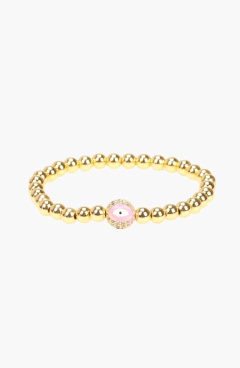 Evil Eye Ball Charm Bracelet
