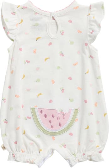 Appliqué Organic Cotton Blend Romper