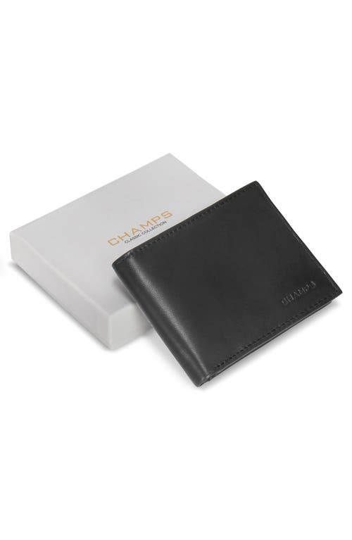 CHAMPS CHAMPS CLASSIC LEATHER BIFOLD WALLET 