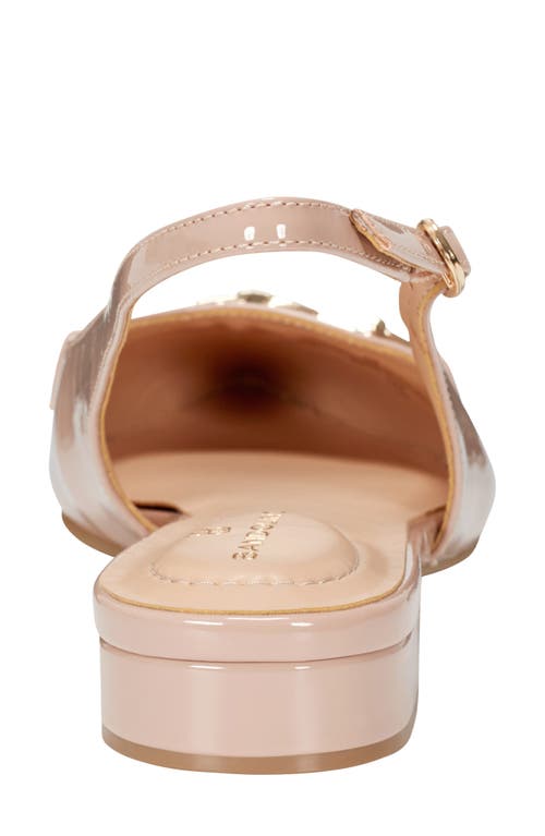 Shop Bandolino Alex Slingback Pump In Light Natural