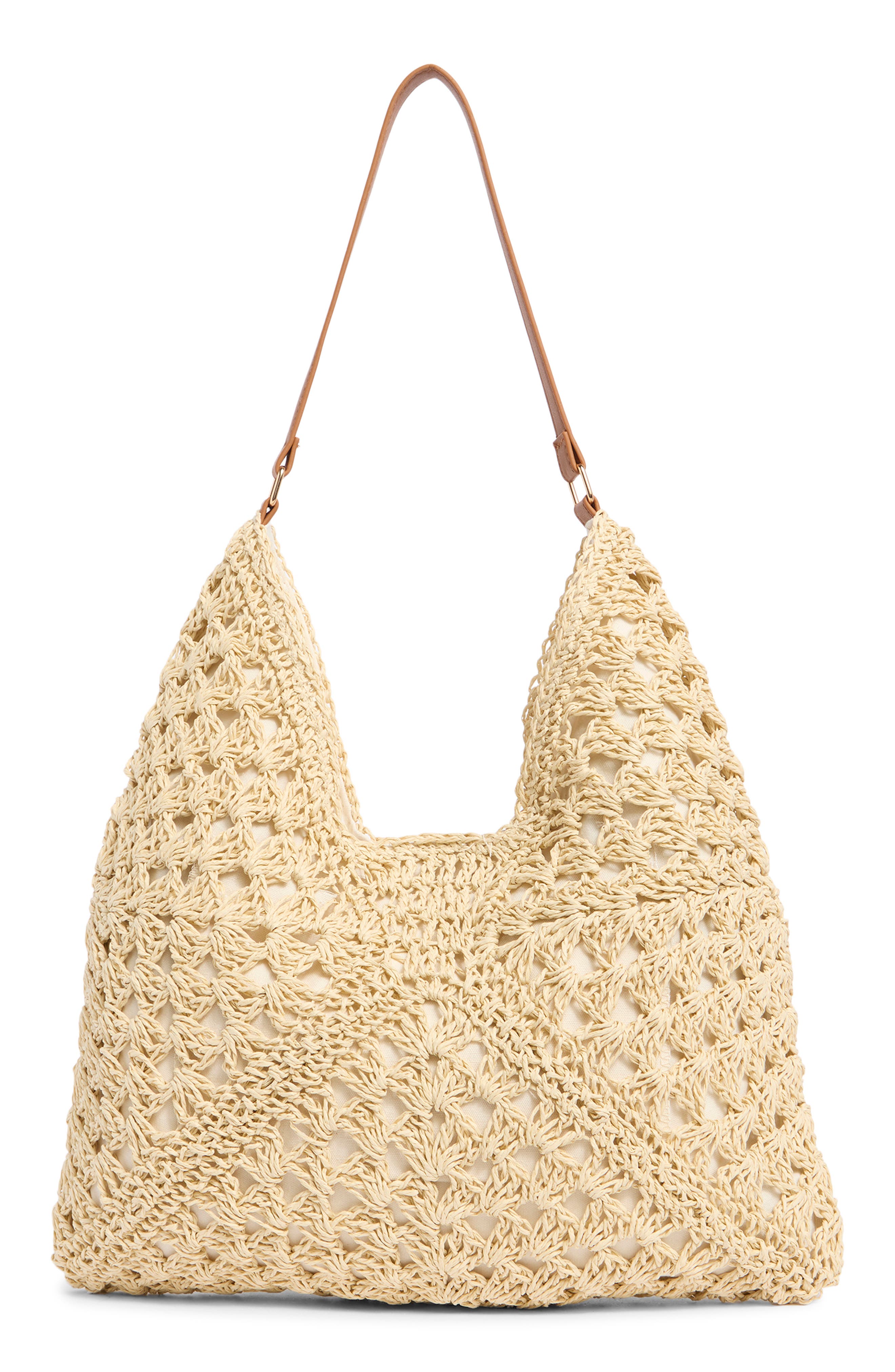 Dolce Vita Bloom Straw Shoulder Bag