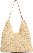 Dolce Vita Bloom Straw Shoulder Bag