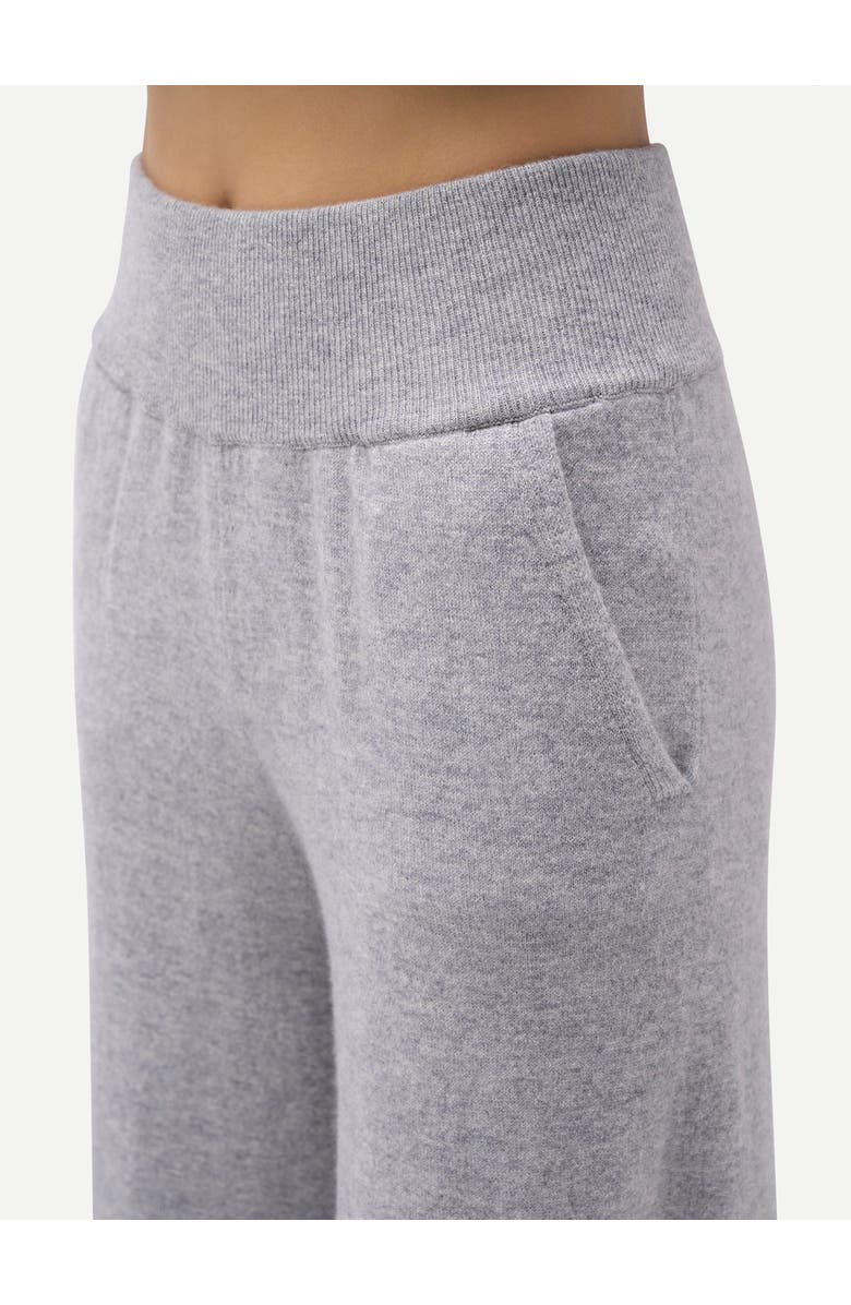 GOBI Mongolian Cashmere Wide-Leg Cashmere Pants, Alternate, color, High Rise
