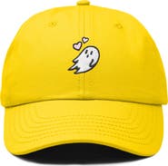 Dalix Heartly Ghost Embroidered Cap
