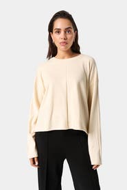 Soaked in Luxury Slspina Boxy Fit Tight Knit Pullover