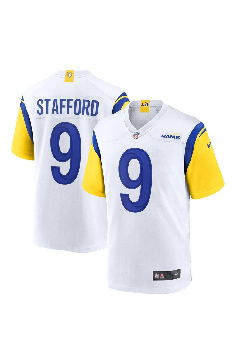 Nike Men's Nike White Matthew Stafford Los Angeles Rams Alternate Game Jersey, Main, color, White