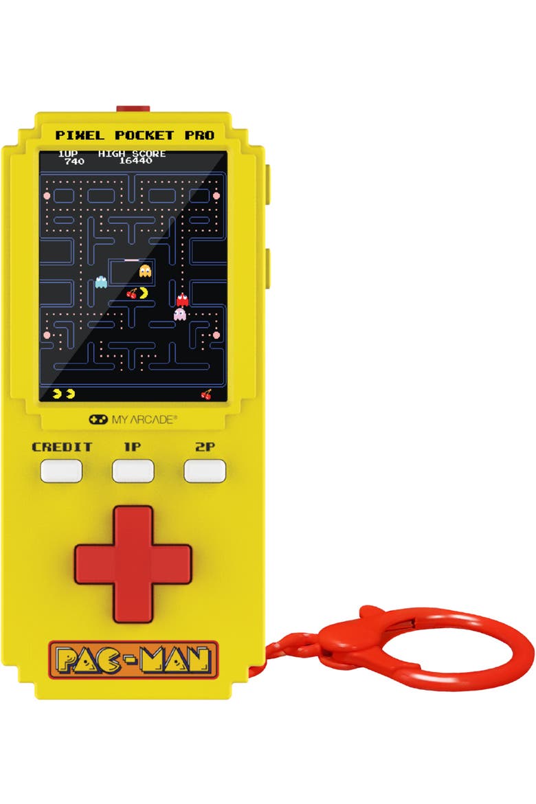 Myarcade Dgunl7130 Pacman Pixel Pocket Pro Handhel, Alternate, color, Multicolor