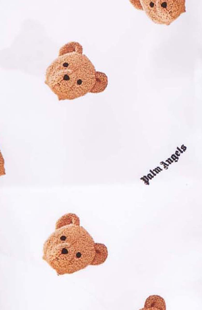 Palm Angels Kids' Bear Logo Hooded Jacket, Alternate, color, 