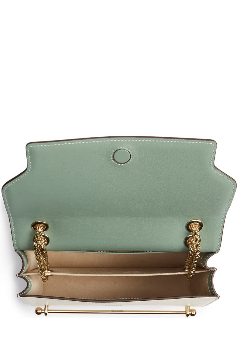 Strathberry East/West Tricolor Calfskin Leather Crossbody Bag, Alternate, color,