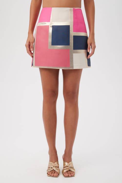 Trina Turk High Rise Rico Skirt In Multi