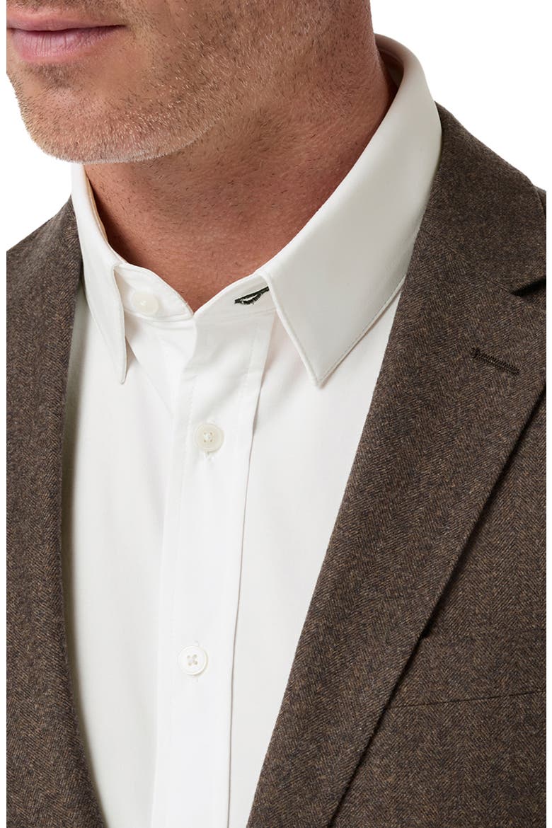 Lavelle Virgin Wool Blazer, Alternate, color, ESPRESSO HERRINGBONE