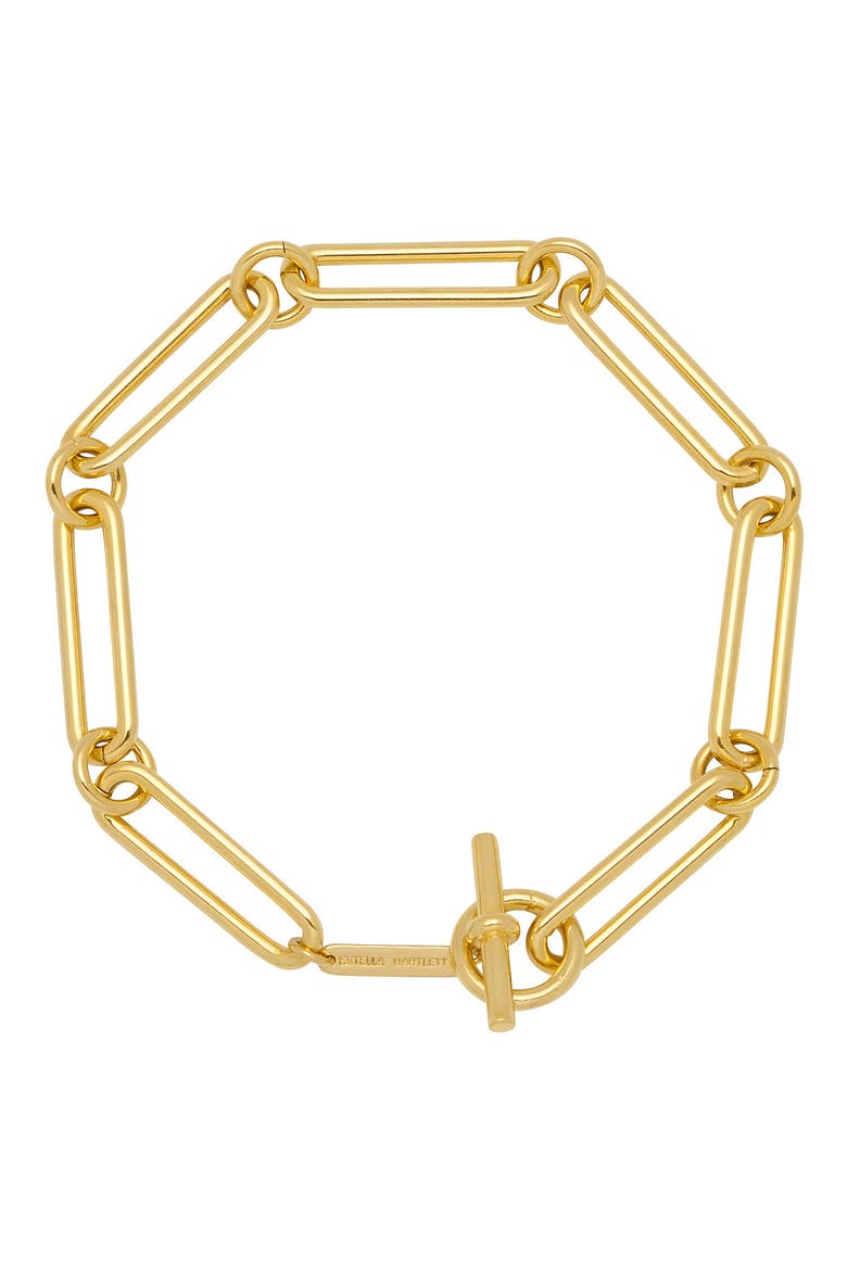 Long Link T-Bar Bracelet, Main, color, GOLD