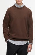 Barbour Solid Cotton Crewneck Sweater