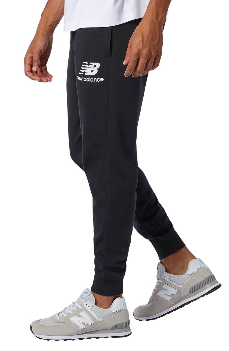 New Balance Essentials Stacked Logo Sweatpants, Alternate, color, 