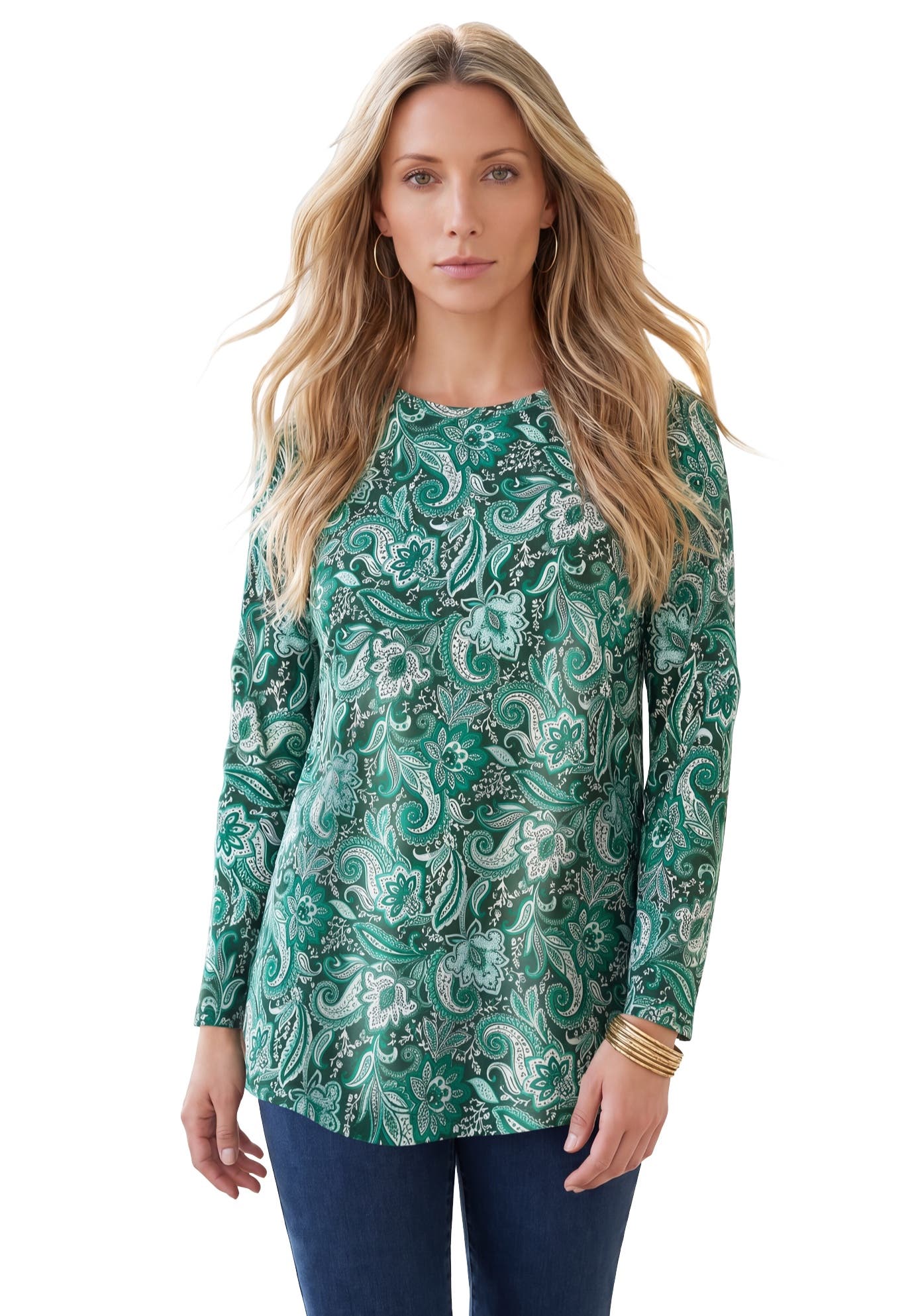 EMERALD RUSTIC PAISLEY
