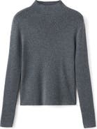 MANGO Fitted Mock Neck Sweater