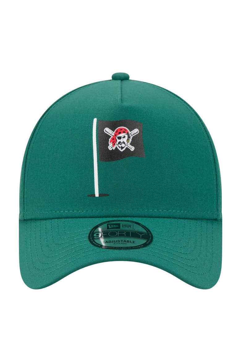 Men's New Era  Green Pittsburgh Pirates Pin Seeker 9FORTY A-Frame Adjustable Hat, Alternate, color, Green