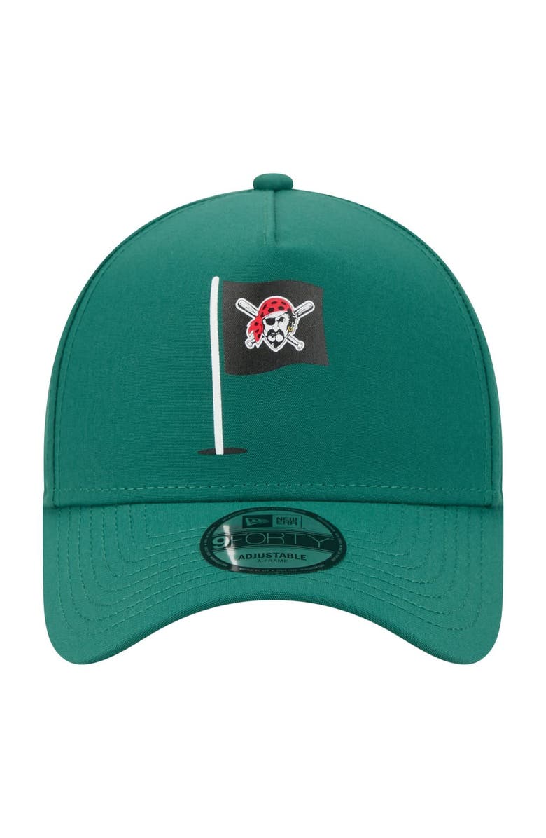 New Era Men's New Era Green Pittsburgh Pirates Pin Seeker 9FORTY A-Frame Adjustable Hat, Alternate, color, Green