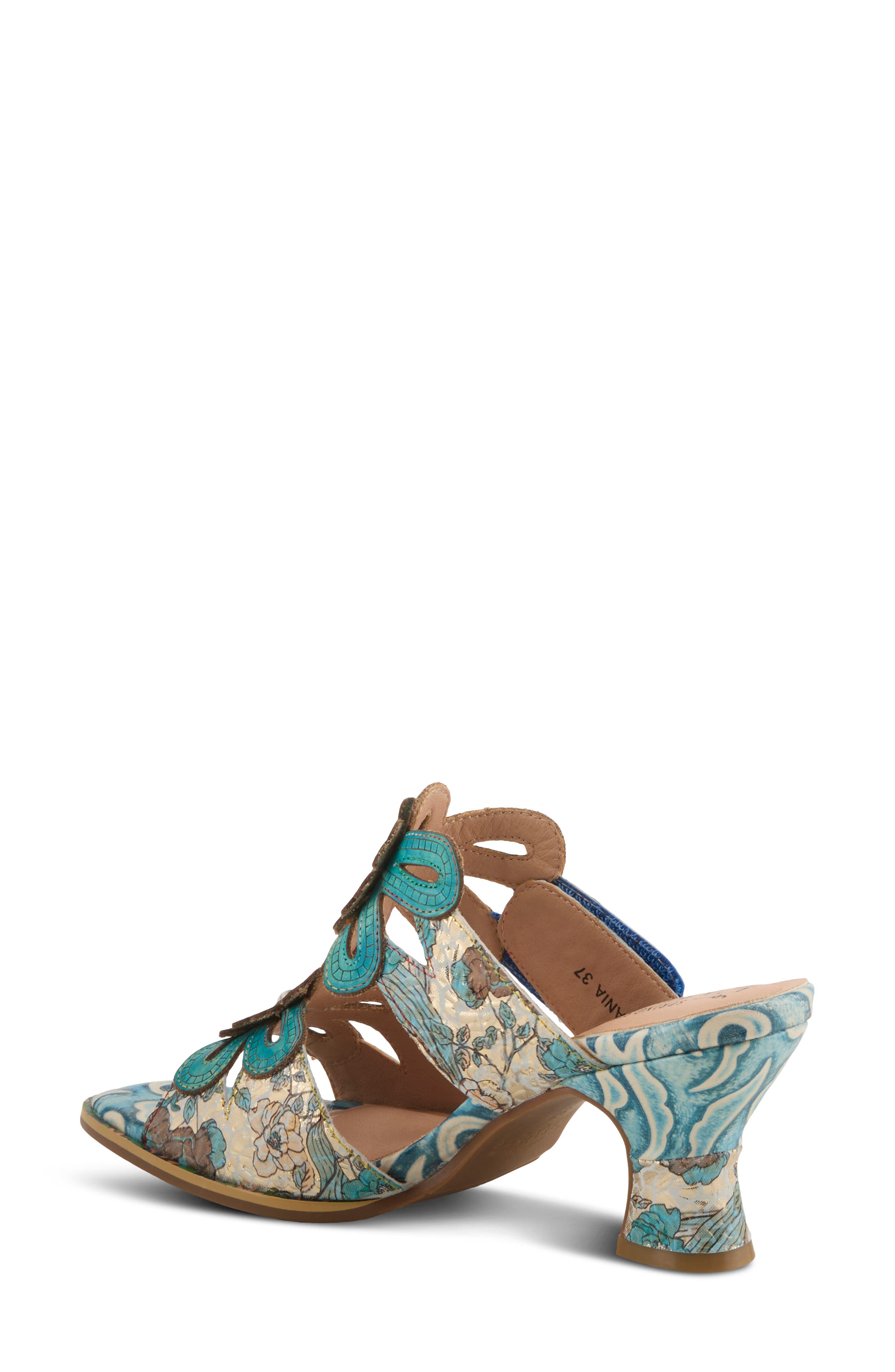 L&#x27;Artiste by Spring Step Alania Sandal, Alternate, color, Turquoise Multi